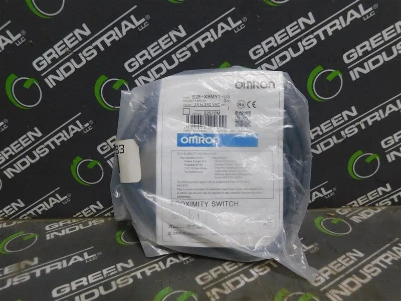 Omron E2E-X5MY1-US Proximity Switch 24 to 240VAC 2m New