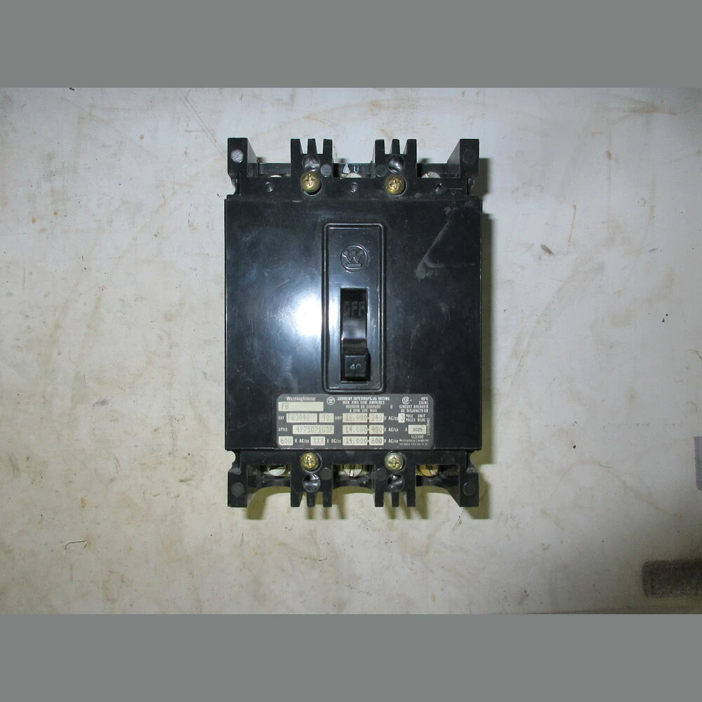 Westinghouse FB3040 3 Pole 40 Amp Breaker
