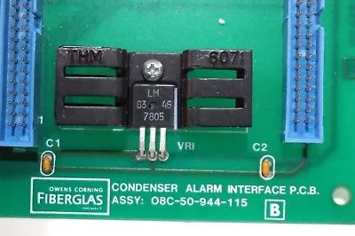 USED OWENS CORNING 08C-50-944-115 ALARM INTERFACE P.C.B. 08C50944115