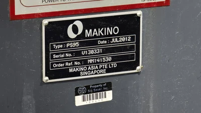 Used 2012 Makino PS95 4-Axes, Komo Rotary, CT40, CTS, Probe, 30 ATC Vertical Machining Centers New Jersey US | Machinery Values #1402403