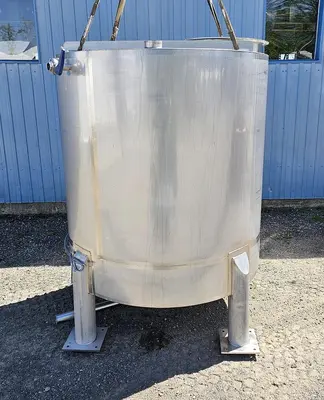 Used ADI Laval 1100 Gallon Tank, 304 Stainless Steel