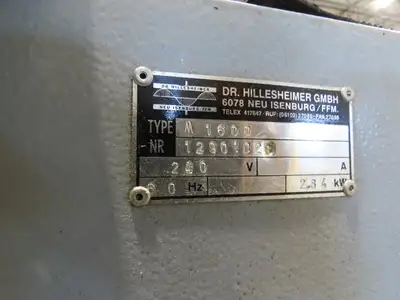 Hillesheimer Moley M1600 Automatic Roll Cutting Slitting Machine *Needs Repair