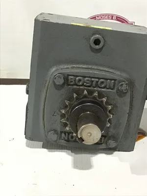 Boston Gear F721-40-B5-G Gear Speed Reducer 40:1 Ratio With Baldor Motor