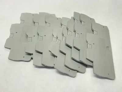 D-QTTCB 1,5,3205187 | Phoenix Contact D-QTTCB 1,5 End Cover Gray 3205187 LOT OF 10 -  Used