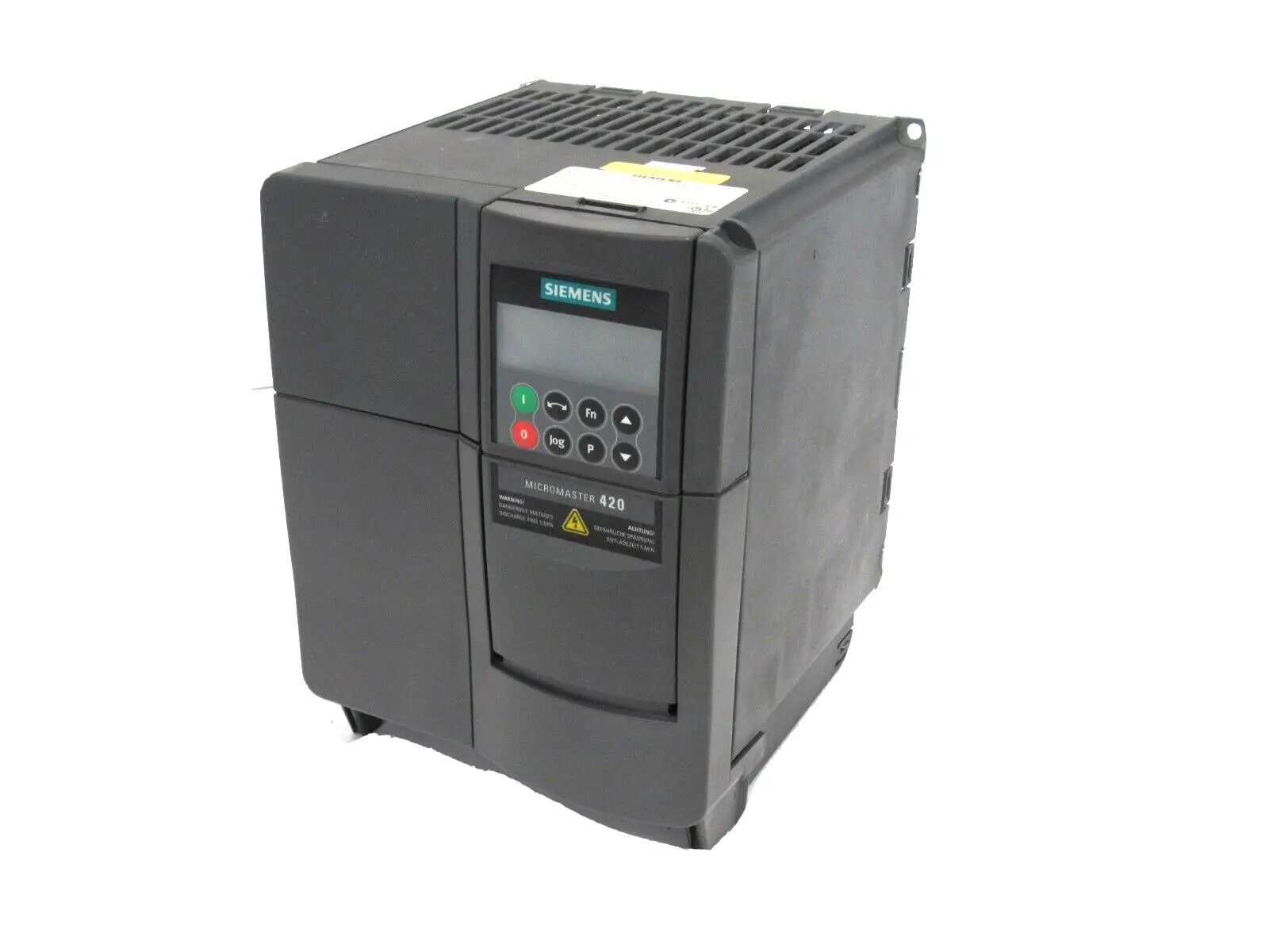 USED SIEMENS 6SE6420-2AD27-5CA1 MICROMASTER 420 6SE6400-0BP00-0AA0