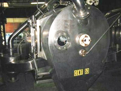 Heinkel HF 800 Inverting Filter centrifuge, Hastelloy C22.