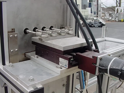 USED FOUR PISTON  HEATED HOT POUR FILLER 4 PISTON HOT POUR