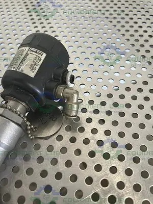USED BURKERT 00462610 SOLENOID VALVE 1/2 PTFE W/ THREADED TO 1/2" NPT FITTING 145 PSI