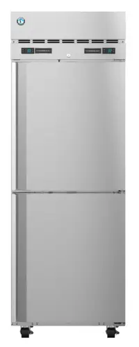 Hoshizaki DT1A-HS 27 1/2" Steelheart Series One Section Commercial Combo Refrigerator Freezer - Solid Doors, Dual Temp