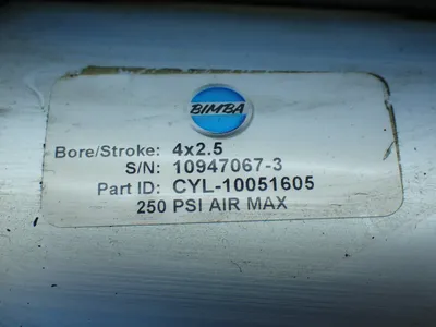 Used BIMBA CYL10051605 Pumps Ohio US | HGR 24 #1089669
