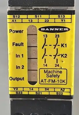 Banner AT-FM-10K Safety Relay. Loc3E-47