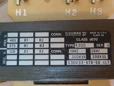 USED SQUARE D 9070-K300