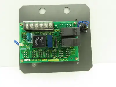 Fanuc A20B-1006-0663 Circuit Board and Switches for Robotic Brake Release Unit