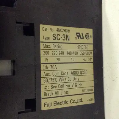 USED FUJI ELECTRIC SC-3N 4NC2H0