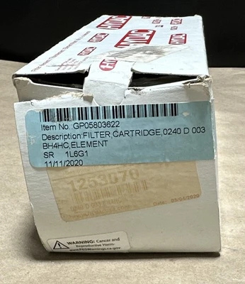 New | in-Stock HYDAC 0240D003BH4HC 1253070 Miscellaneous MRO Indiana US | J&J Industrial Supply #513376