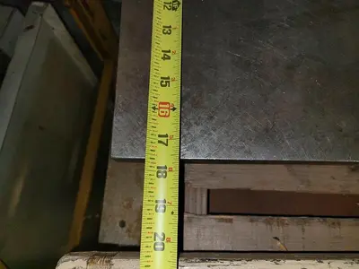 30" Long x 17.5" W Cast Iron Surface Plate/Layout Table 1-1/2" Surface Thickness