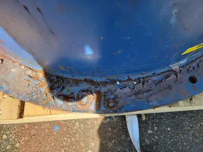 550 L Metal Tank w/ Fittings