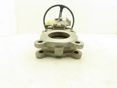 Fabri-Valve FV1312 Knife Gate Valve Size 3 Lockout Rising Stem Stainless