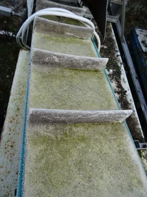 Flat Chevron Belt Conveyor 180 Mm Wide