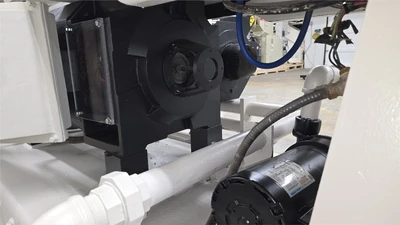 4.5" PTI Water Ring Pelletizing Line, Vented Barrel