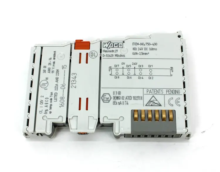 Used WAGO 750-430 PLC Input & Output Kentucky US | Industrial Parts R Us Inc. #355087