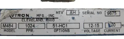 USED AVTRON M485-51-HC1-HC1 PULSE GENERATOR M485-1024-51-HC1 M48551HC1HC1