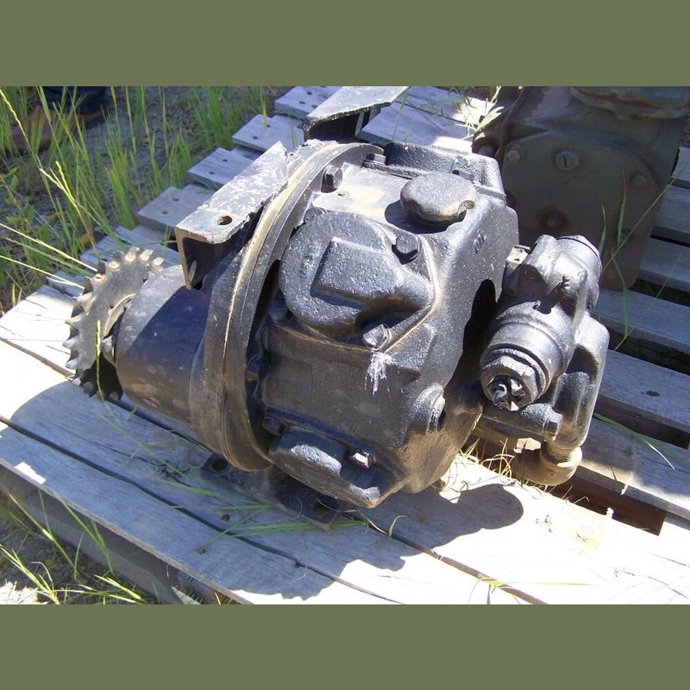 Used Gardner Denver Piston Air Motor. 5 Cylinder. C/W Reduction Drive.