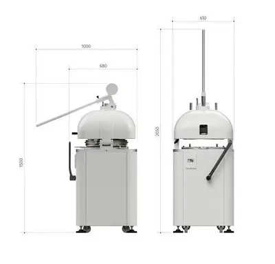 Trento Manual Bun / Dough Rounding Divider, 30 Division – 220 V, 1Ph