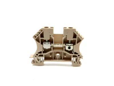 1020100000,WDU 4 | Weidmuller 1020100000 Feed-Through Terminal Block 4mm, Beige, WDU 4 LOT OF 10 - Used