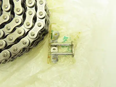 Tsubaki 50-2SS #50 2-Strand Double Roller Chain Stainless 5/8" Pitch Riveted 10'