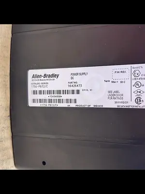 Used ALLEN-BRADLEY ALLEN-BRADLEY 1756-PB72 SER C 1756-A17 SER B Power Supplies | ND Industrial Surplus #1214899