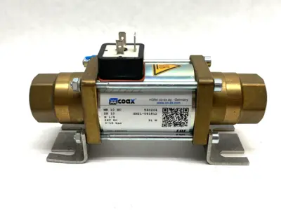 USED COAX COAXIAL DIRECT ACTING VALVE 2/2-WAY MK-10-NC-DN10-G1/4-24VDC
