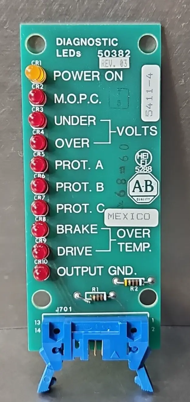 Allen Bradley 50382 Diagnostic LED Board loc3C40