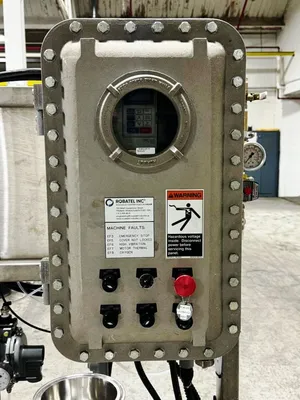 Rousselet Robatel RC-40 VXKSAR gas-tight perforate basket centrifuge, Hastelloy C-22.
