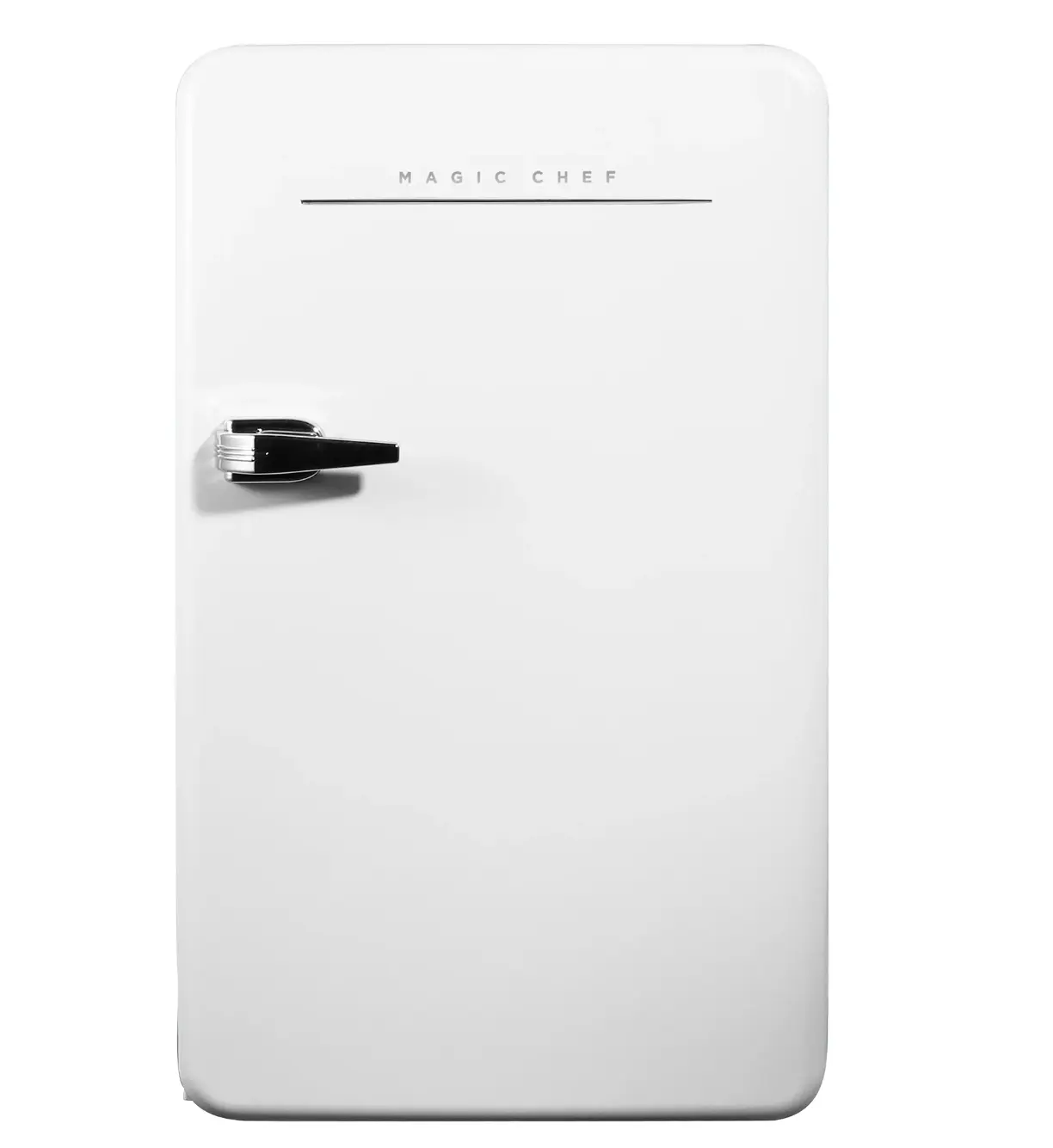 Magic chef 3.2 CU. FT. RETRO MINI REFRIGERATOR IN WHITE, WITHOUT FREEZER