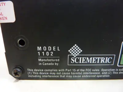 USED SCIEMETRIC INSTRUMENTS 1102