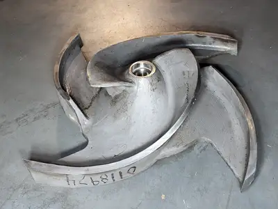 Impeller Pump, Goulds 3175M 6x8-18 Impeller, 2/4 Vane, 316 SS