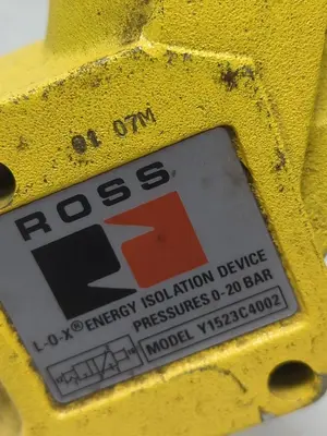 Used ROSS Y1523C4002 Pump & Valve Parts Ohio US | Surplus Asset Holdings #1236064