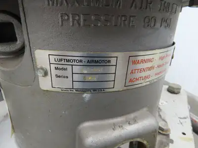 Graco 241086 Pneumatic Extrusion Pump 5 Gal Pail Lifter Unloader *Read