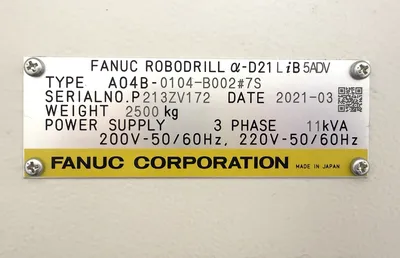 2021 FANUC ROBODRILL ALPHA D21LIB5 ADV Vertical Machining Centers CNC | CNC EXCHANGE (13)