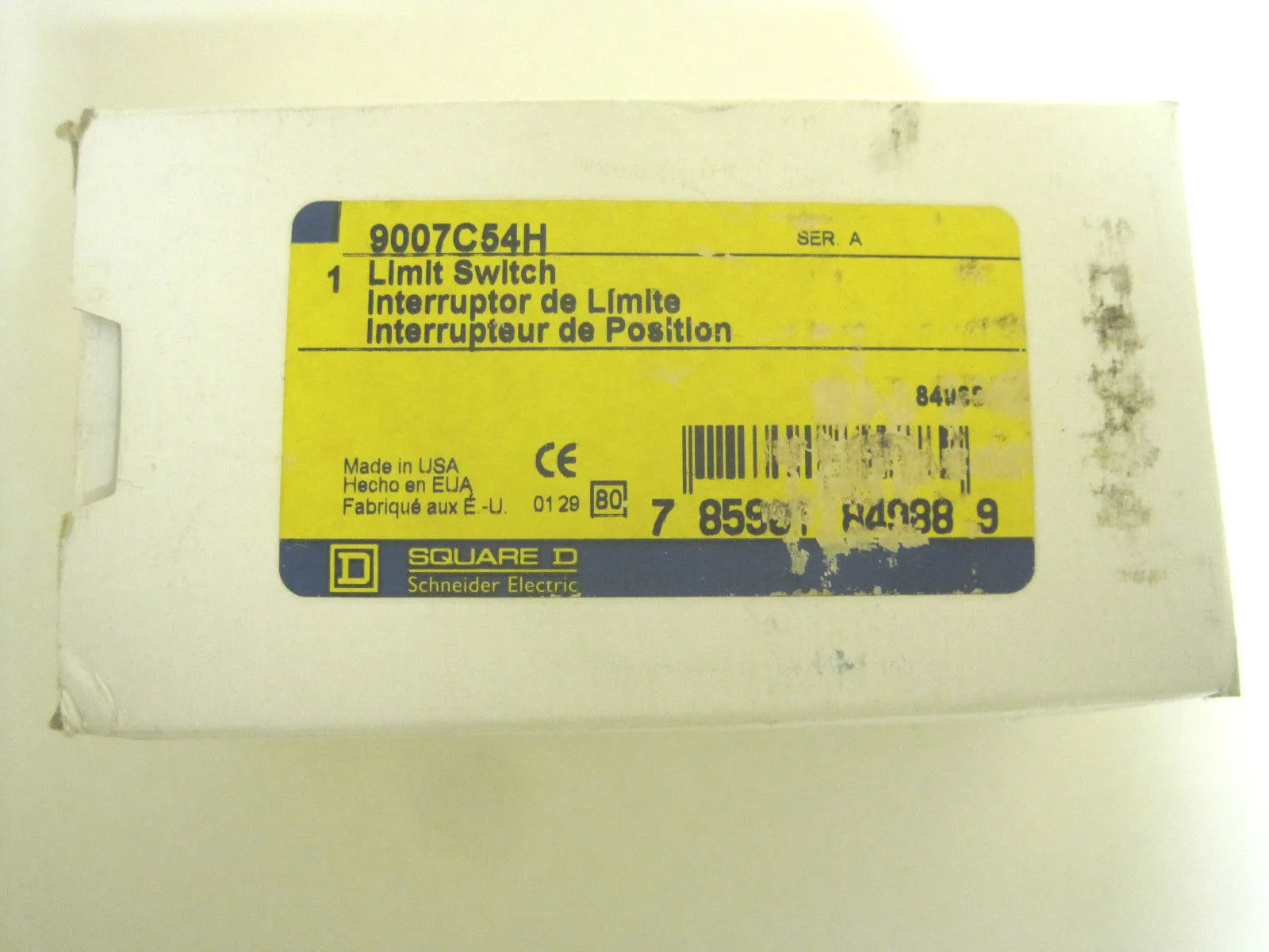 NEW SQUARE D 9007-C54H LIMIT SWITCH 9007C54H