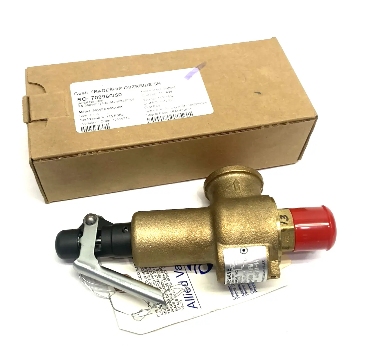 Used Kunkle Safety Relief Valve 3/4" Size FAILED SEAT LEAK TEST Pump & Valve Parts Michigan US | Maverick Industrial Sales #1489223
