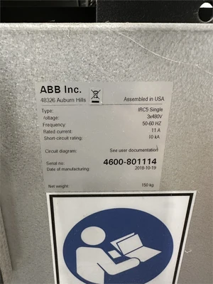 Used 2018 ABB IRB 4600 Robotics California US | MachineryMax #1462075