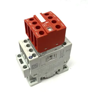 USED ALLEN BRADLEY SER. A MCS-E SAFETY CONTACTOR, 16A, AC3 DUTY