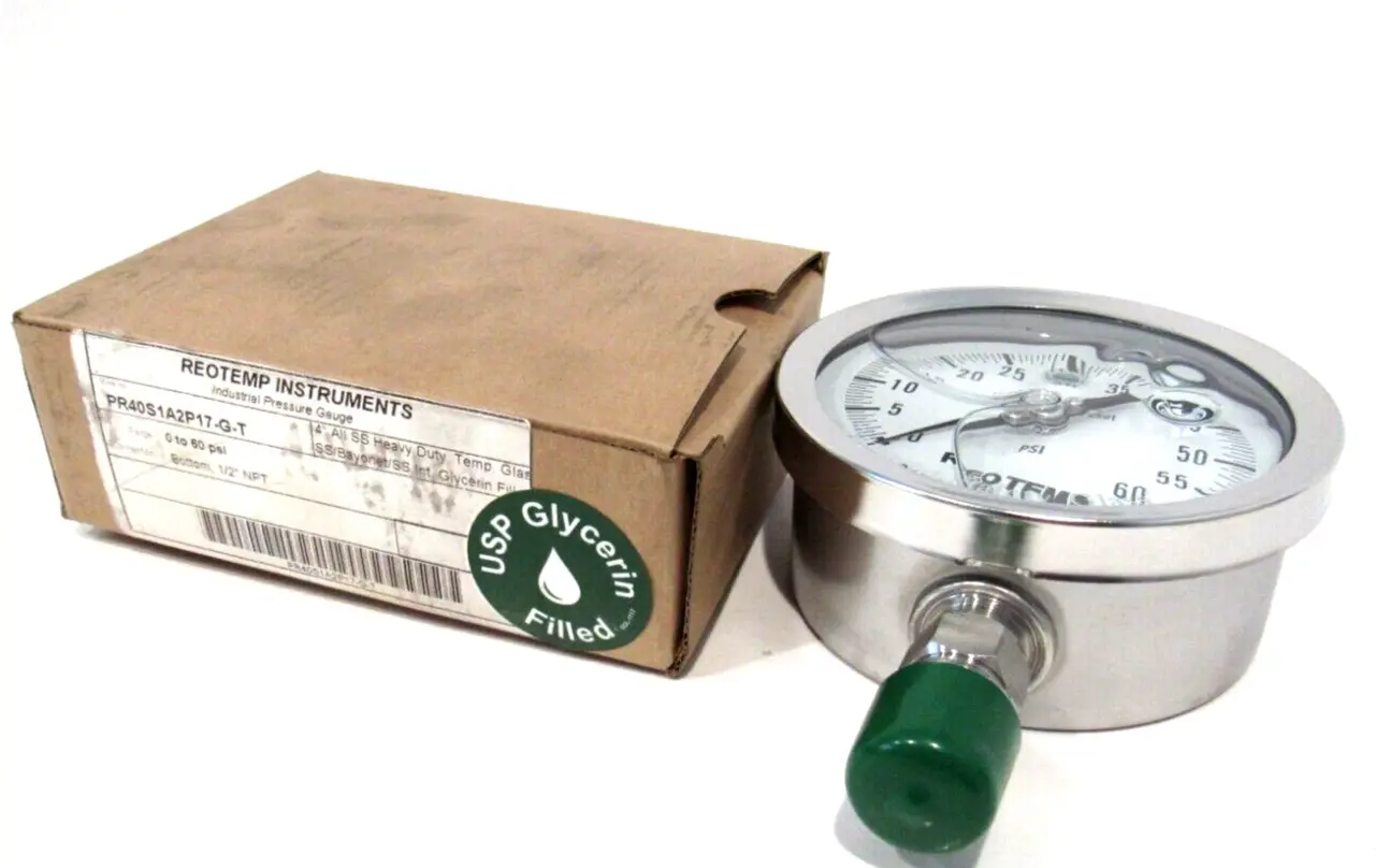 NEW REO TEMP PR40S1A2P17-G-T GAUGE PR40S1A2P17GT