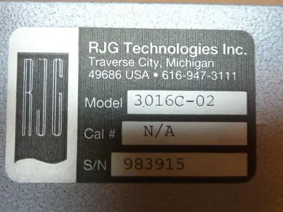 USED RJG TECHNOLOGIES INC 3016C-02