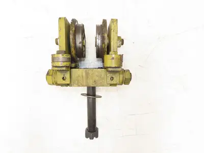 Yale Bridge Crane Trolley End Truck Idler Head 5" Wheels 3-1/4" Beam