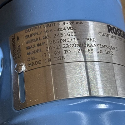 New | in-Stock Rosemount 2051L2AG0MH3AAAS1M5Q4F8 Test Equipment - Other Indiana US | J&J Industrial Supply #1665653