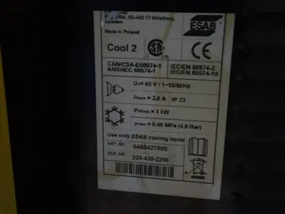 Used ESAB WARRIOR 500I CC/CV Welding Machinery (Other) Ohio US | HGR 24 #1048298