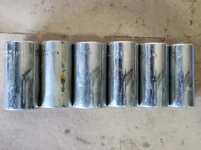 3/8" - 1-1/4" Assorted Deep Socket Set (16 pcs)